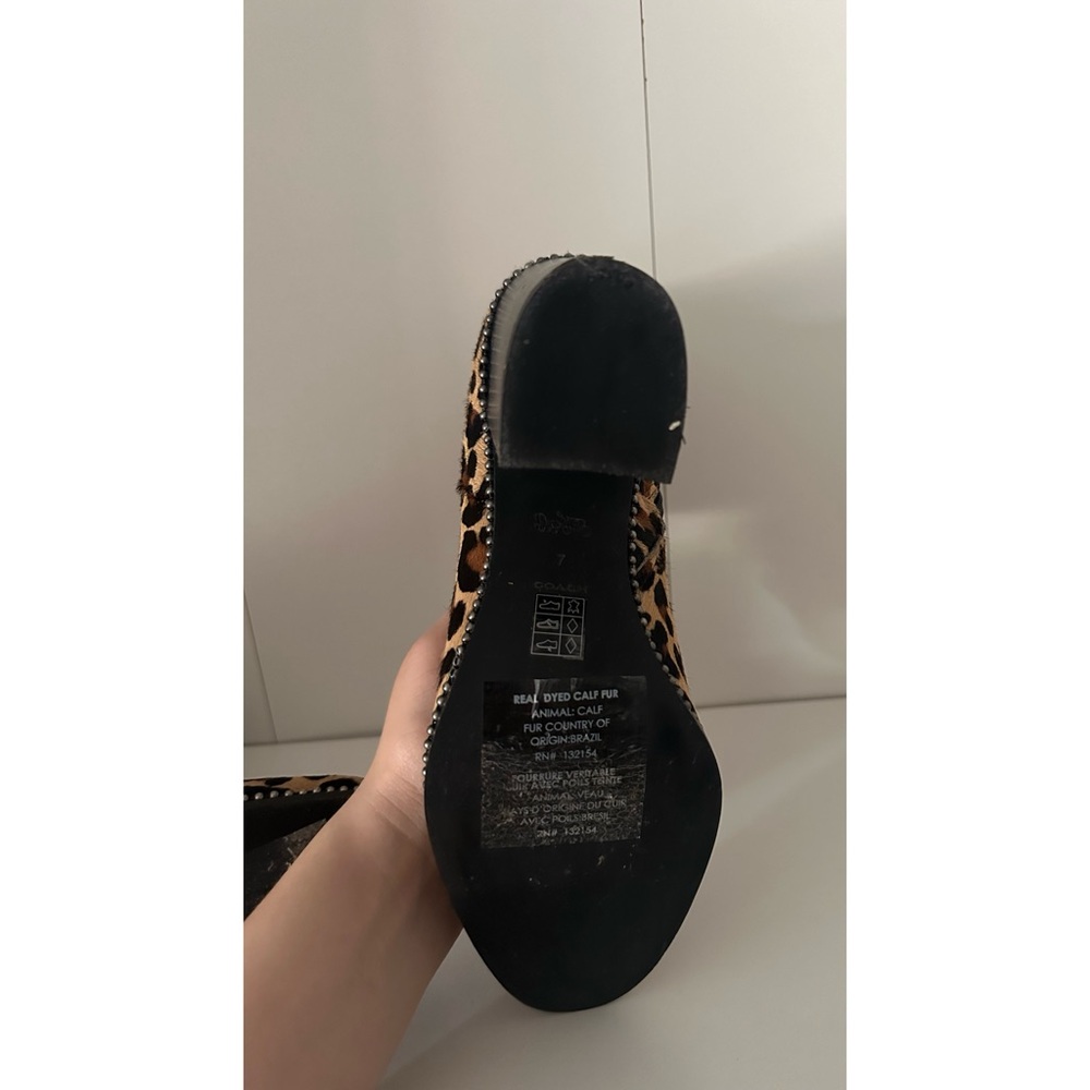 COACH DREA BOOTIE CHEETAH G4285 GREAT CONDITION SZ 7 - Picture 5 of 9